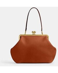 COACH - Large Kisslock Frame Bag - Lyst