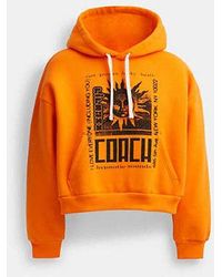 COACH - The Lil Nas X Drop Cropped Pullover Hoodie - Lyst