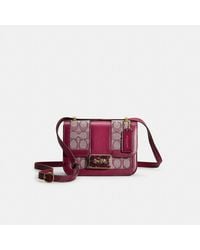 COACH - Restored Alie Shoulder Bag 18 In Signature Jacquard With Snakeskin Detail - Lyst