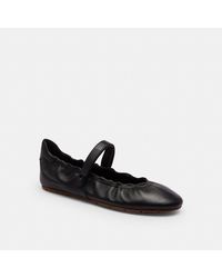 COACH Lace Mary Jane Sneaker in Black | Lyst