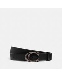 COACH - Sculpted C Buckle Cut To Size Reversible Belt%2c 32mm - Lyst