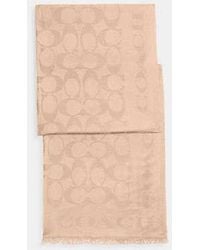 COACH - Signature Stole - Lyst