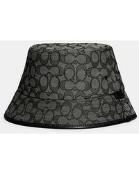 COACH - Signature Jacquard Bucket Hat - Lyst