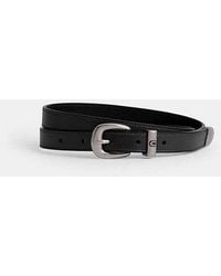 COACH - C Harness Buckle Belt, 18Mm - Lyst