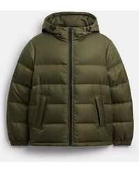 COACH - Tonal Signature Down Jacket - Lyst