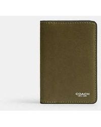 COACH - Portafoglio-Porta Carte Di Credito - Lyst