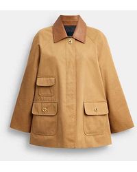COACH - Turnlock Swing Coat - Lyst