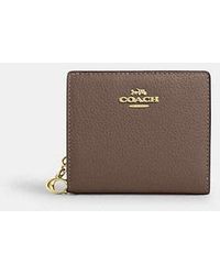 COACH - Snap Wallet - Lyst