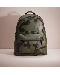 COACH - Restored League Backpack With Camo Print And Studs - Lyst