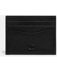 COACH - Flat Card Case - Lyst