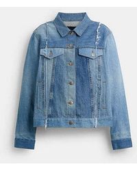 COACH - Repurposed Denim Jacket - Lyst