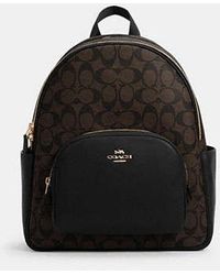 COACH - Mochila Court en lona de firma - Lyst