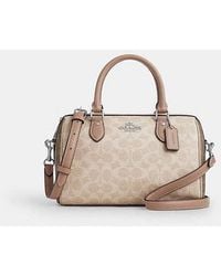 COACH - Rowan Satchel Aus Signature-Canvas - Lyst