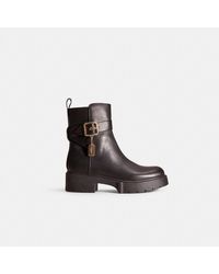 【COACH】レディース＊スタッズ付き レザーブーツ Pierce Bootie COACH® Outlet | Pierce Bootie