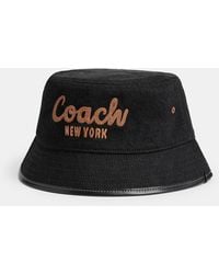 COACH - 1941 Embroidered Denim Bucket Hat - Lyst