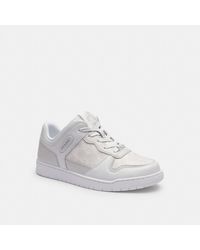 COACH - C201 Low Top Sneaker In Signature Canvas - Lyst