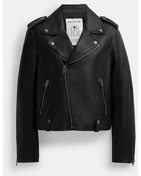 COACH - Moto Jacket - Lyst