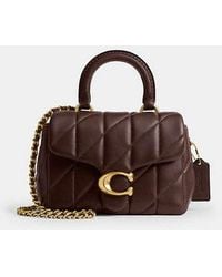 COACH - Tabby Top Handle Bag With Quilting - Lyst