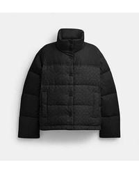 COACH - Signature Down Jacket - Lyst