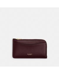COACH - New York Zip Card Case In Colorblock - Lyst
