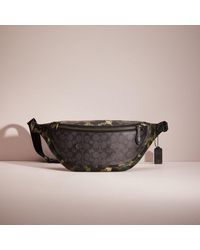 COACH - Restored League Belt Bag In Signature Canvas With Camo Print - Lyst