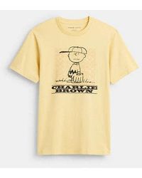 COACH - Coach X Peanuts Charlie T-Shirt - Lyst