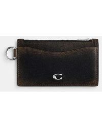 COACH - Zip Card Case - Lyst