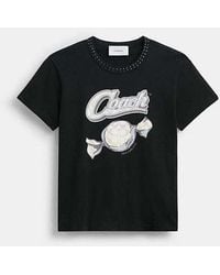 COACH - Candy 90's Fit T Shirt In Organic Cotton - Lyst