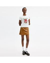 coach t shirt dress Coach Outlet New York T Shirt Dress In Organic Cotton