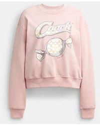 COACH - Candy Crewneck Sweater - Lyst
