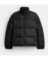 COACH - Signature Down Jacket - Lyst