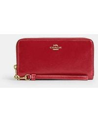 COACH - Long Zip Around Wallet - Lyst