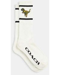 COACH - Rexy Calf Socks - Lyst