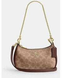 COACH - Teri Mini-Umhängetasche Aus Signature-Canvas - Lyst