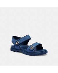 COACH - Flat Sandals - Lyst