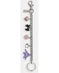 COACH - Motif Chain Bag Charm - Lyst