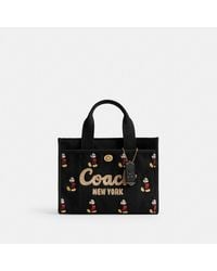 COACH - Disney X Cargo Tote Bag 26 With Mickey Mouse In Regenerative Cotton Canvas - Lyst