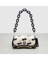 COACH - Wavy Dinky Bag In Topia Leather With Cherry Print - Lyst