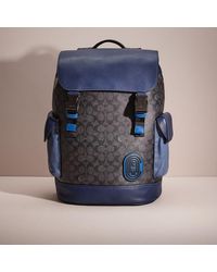 COACH - Restored Rivington Backpack In Signature Canvas With Patch - Lyst