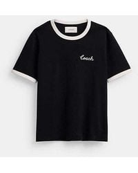 COACH - Ringer T-shirt - Lyst