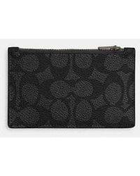 COACH - Portatessere Con Cerniera - Lyst