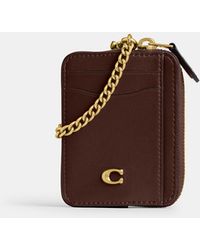 COACH - Essential Chain Card Case - Lyst
