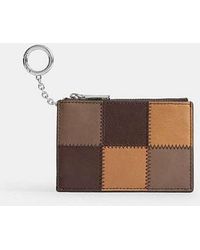 COACH - Alter/Ego Zip Card Case With Key Ring - Lyst