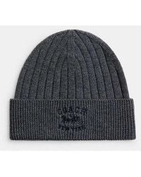 COACH - Knit Beanie - Lyst