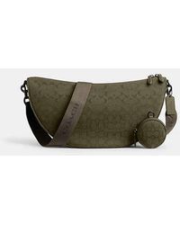 COACH - Hall Weiche Slingbag 45 Aus Signature-Jacquard - Lyst