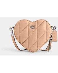 COACH - Heart Crossbody Bag With Quilting - Lyst
