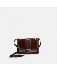 COACH - Restored Alie Shoulder Bag In Signature Jacquard With Snakeskin Detail - Lyst