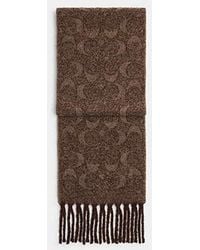 COACH - Signature Muffler - Lyst