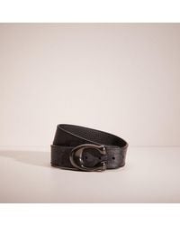 COACH - Restored Signature Buckle Cut To Size Reversible Belt, 38mm - Lyst