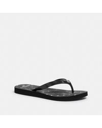 COACH Sandals and flip-flops for Women - Up to 63% off | Lyst